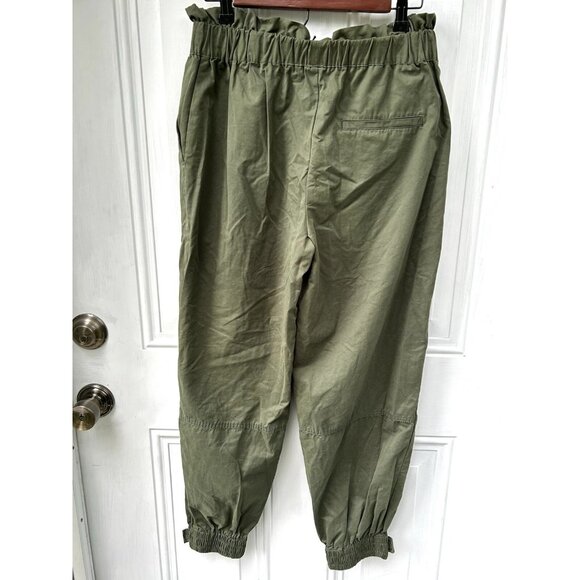Urban Outfitters Green Army Joggers Pants Womens M Drawstring Taper See Notes - Picture 3 of 16
